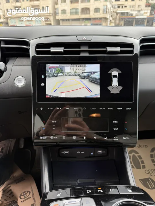 هونداي توسان ترخيص 2022 محرك 1600 هايبرد plug in/يقطع على الشحنه 65 كيلو متر جير أوتوماتيك