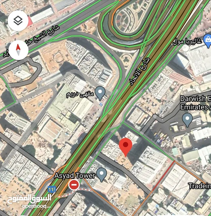 21k Sqft available G+14 Land Available in Ajman. Ittahid street Directly