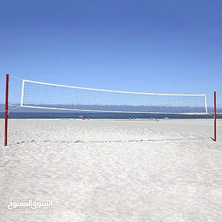 شبك  لعبة كرة الطائره الرمليه و المائيه طول   10 متر