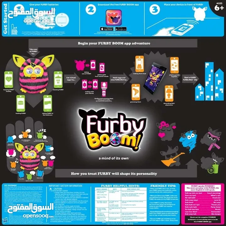 فيربي بوم روبوت التفاعلي  furby boom    Bluetooth