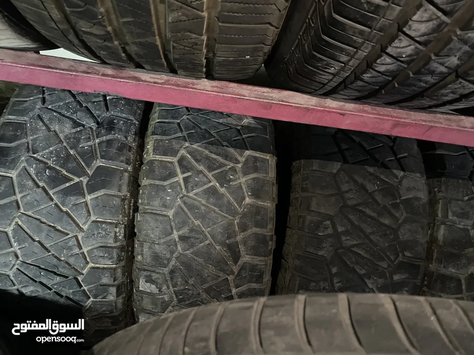 اطارات مستعملة للبيعيع جميع المقاسات من 13 ال/22 بكل الاحجام والانواع التواصل
