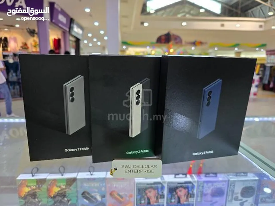 SAMSUNG Z FOLD 6 (512GB/256GB)  جديد كفالة BMS الوكيل الرسمي في الأردن  يوجد بكج الشركة اصلي