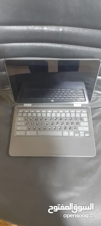 تاب hp  بحاله جيده بطاريه ممتازه كروم تتش نظام اندرويد