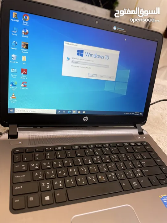 لابتوب معدن HP قوي Core i5بحالة لجديد   كامل مكمل وأنيق مع عدة هدايا