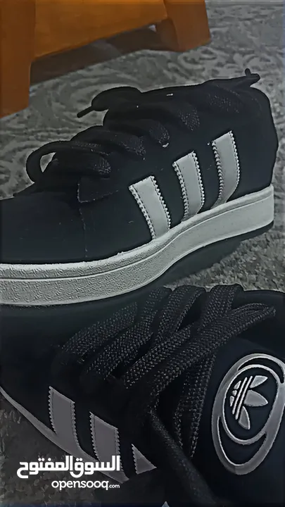 بوت كامبوس adidas cambos الترند لون اسود نمرته 41 42 بلبس الجهتين  البوت وكالة مش مستعمل