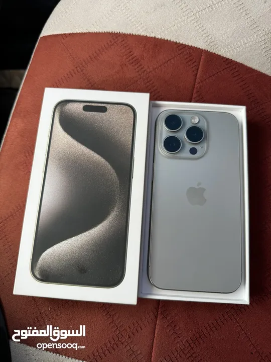 iPhone 15 pro 128GB  نظيف جدا ع ضمان الشركة