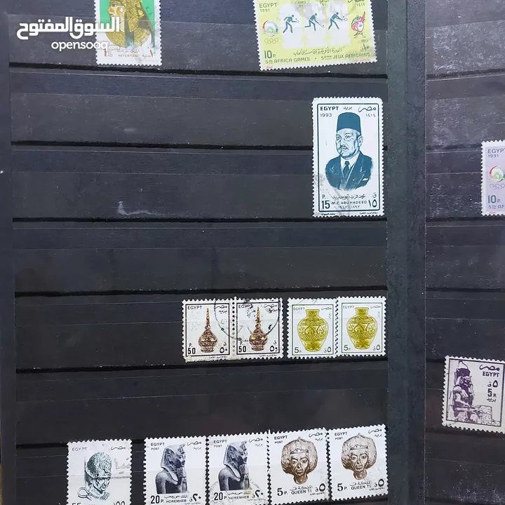 ألبوم طوابع بريدية عمانية نوادر