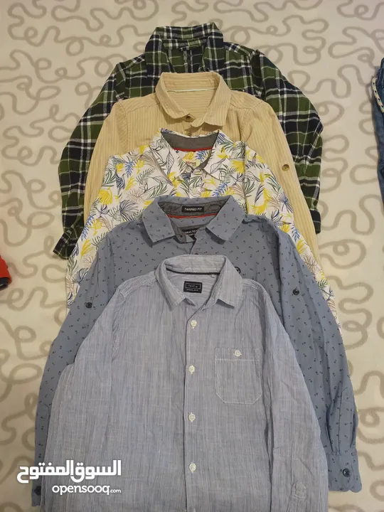 Package of clothes for a boy