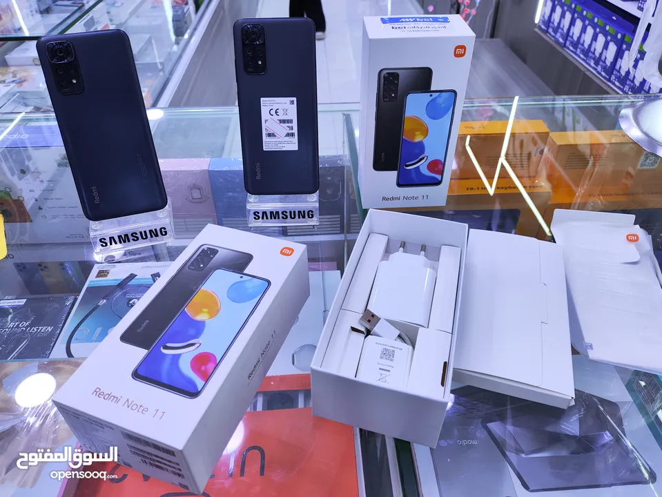 حبات وكالات Note 11 شاومي جيجا 128 رام 12 معه الكرتونه وا اغراضو متوفر توصيل