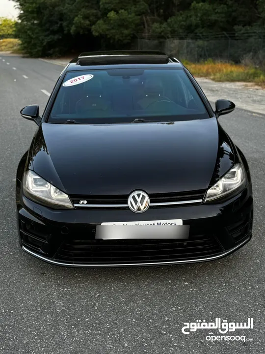 Golf R, 2017 GCC model, without accidents, car in excellent condition, inside and out