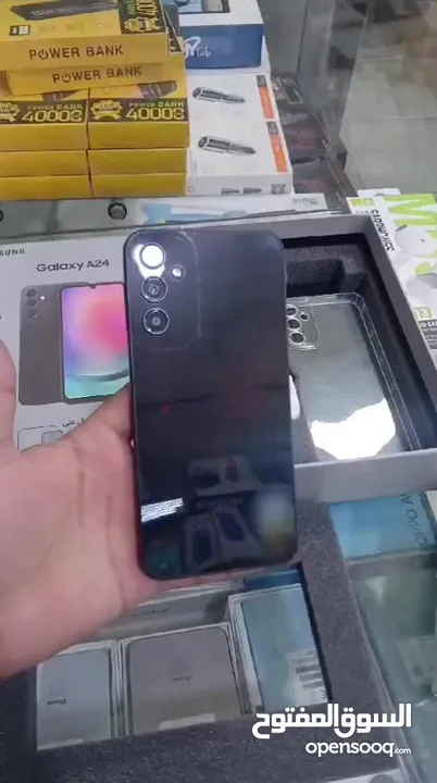 مستعمل اخو الجديد Samsung A24 4G رام 16 جيجا 128 أغراضة والكرتونه والبكج متوفر توصيل