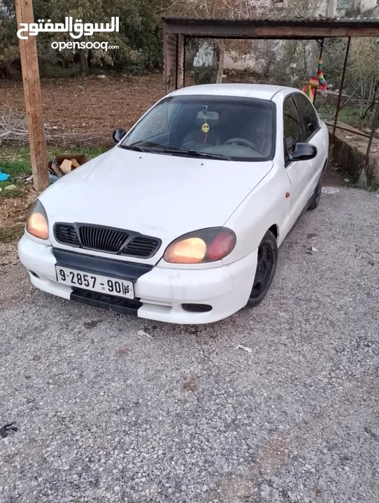 الحبة النظيفة ،دايو لانوس أوتوماتيك أصل برايفت (خصوصي) بنزين 1500 قطارة مىديل 2002