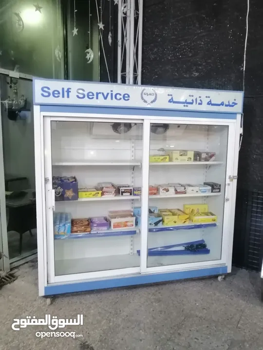 ثلاجة خدمة ذاتية وثلاجة عرض حلويات مميزة للبيع