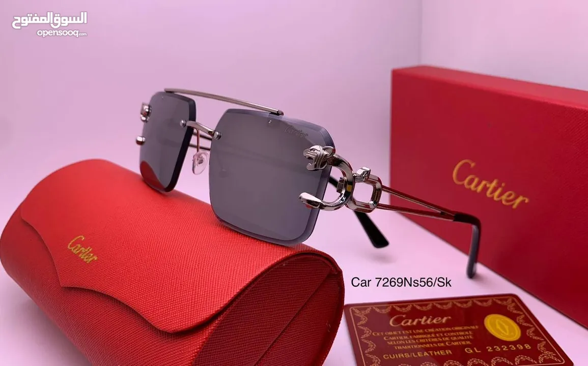 نظارات كارتير cartier glasses رجالية ونسائية مع البوكس