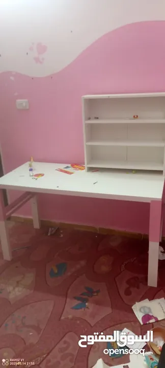 غرفة نوم بنات مستعملة للبيع بحالة ممتازة