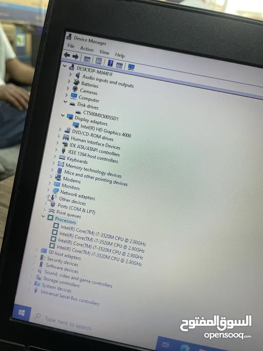 لابتوب HP معدن كور اي سڤن رام 16 هاردسك 500 SSD