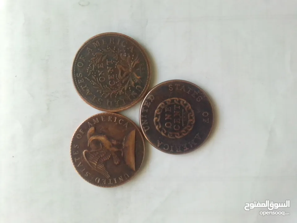 عملات أمريكية نادر جدا جدا جدا بحاله ممتازه