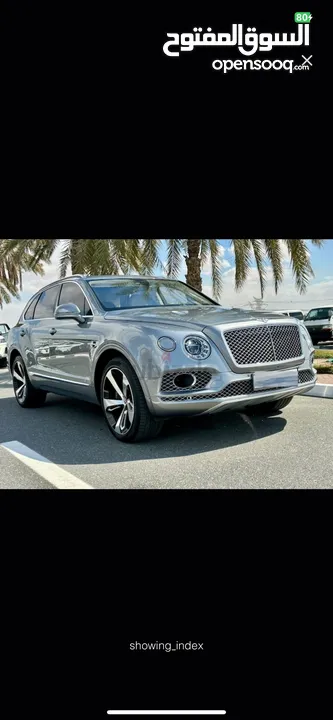 BENTLEY  BENTAYGA Kilometres 5Km Model 2017