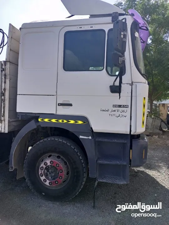 Man truck with Atlas crane