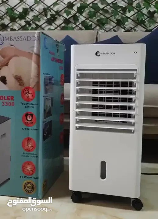 مكيف متنقل  #ماركة AMBASSADOR العالمي  الأهم من كل المزايا المكيف سخن وبارد لجميع المواسم