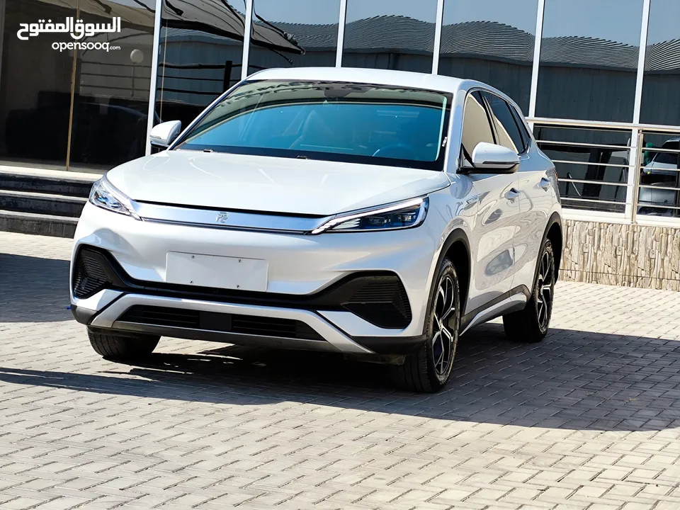 تم وصول BYD YUAN PLUS البطارية الكبيرة فحص كامل لون سلفر مميز بي واي دي يوان بلس عداد قليل