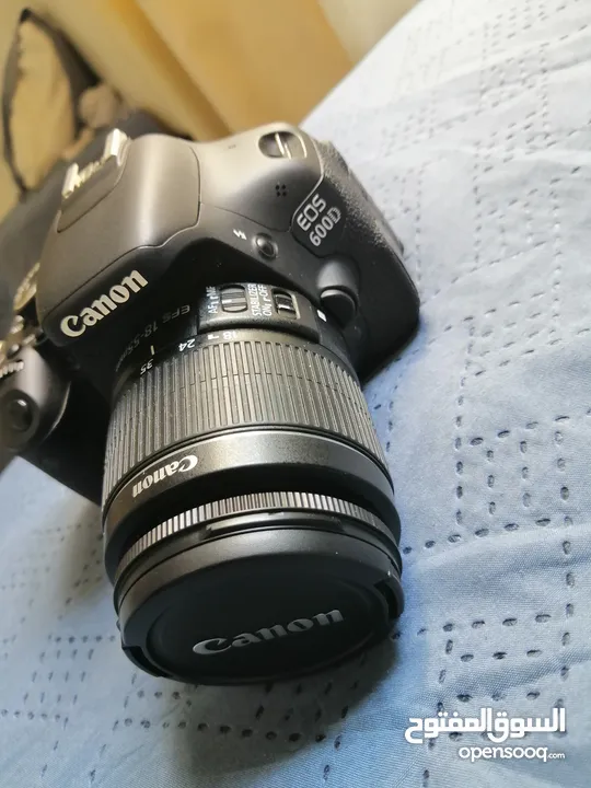 كاميرا كانون 600d استخدام بسيط canon as new