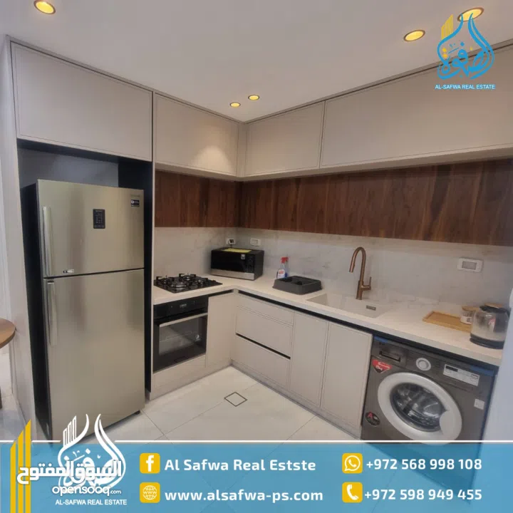 شقه مميزة جديده للايجار السنوي عرسان او عائله صغيره