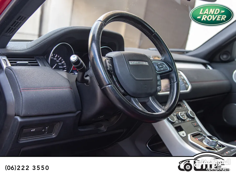 Range Rover Evoque 2013 Dynamic Edition   السيارة بحالة الوكالة و قطعت مسافة 86,000 كيلو متر