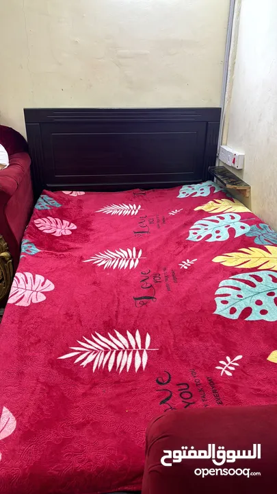 Used bed with mattress
