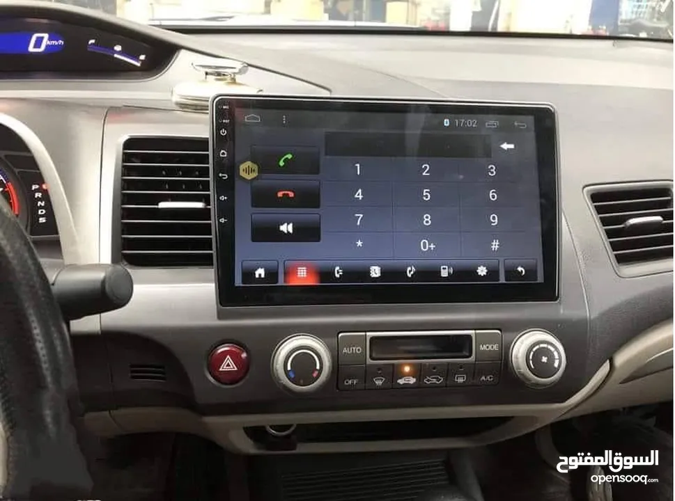 شاشة الاندرويد للسيارة حجم 9 انش android system big screen hd1080p مشغل الوسائط المتعددة .