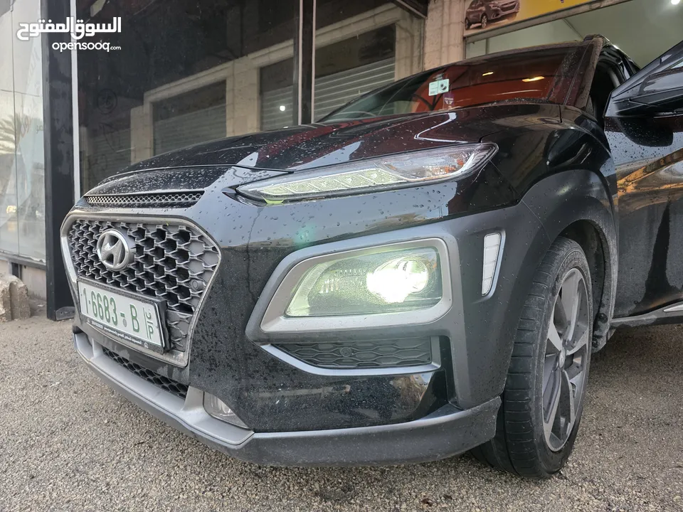 هونداي كونا اعلى طراز بحالة الوكالة بسعر حرق