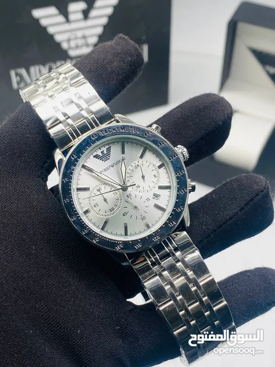 Emporio armani امبوريوم ارماني بطارية  ساعات شبابية فخمه