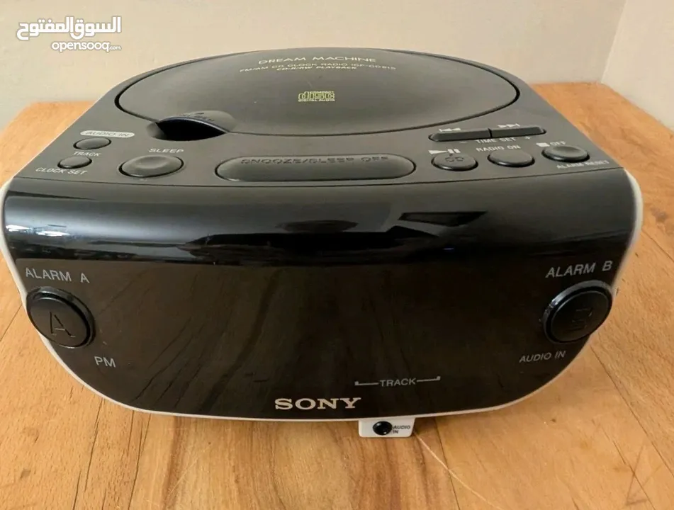 Digital Clock Radios with CD Player  راديو مع ساعه ديجتال رقم كبير وواضح  مع منبه و مشغل اسطوانات CD
