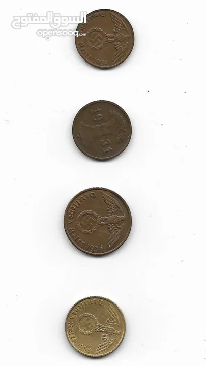 عملات معدنية المانية قديمة