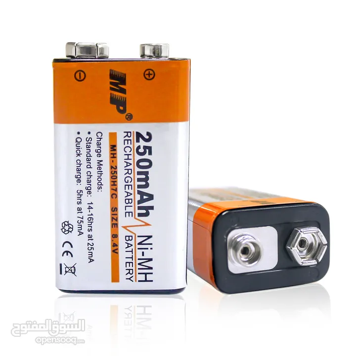 بطاريات شحن قياس Rechargeable Battery 9V