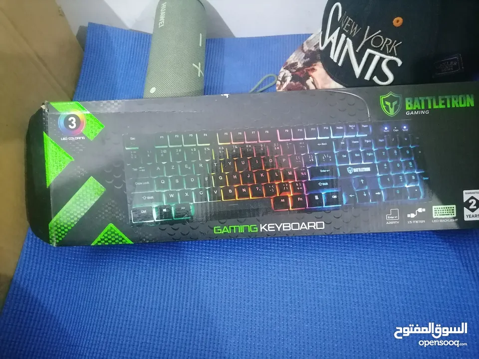 gaming keyboard with lighting battle  كيبورد جيمنج مع اضاءهiron