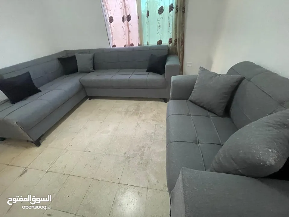 كورنرات 9مقاعد حرف L معاه كمان مجوزه بسعر الجملة من مفروشات ماسة لاتردد بل اتصال والحجز