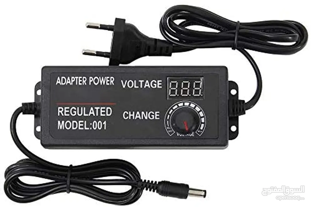 محول متغير من 3 فولت لغاية 24 فولت Power adapter 3V-24V 3A