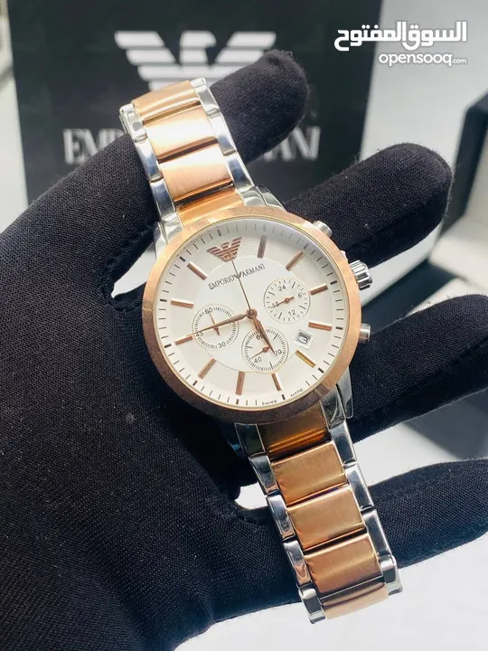 Emporio armani امبوريوم ارماني بطارية  ساعات شبابية فخمه