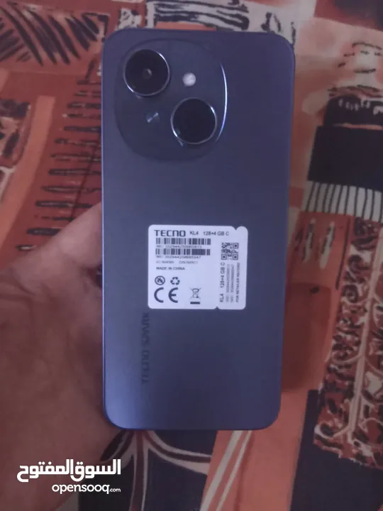 Tecno Spark go 1 .2025 الجهاز مكفول استخدام اقل من اسبوعين فقط مع كرتونته وكل اغراضه