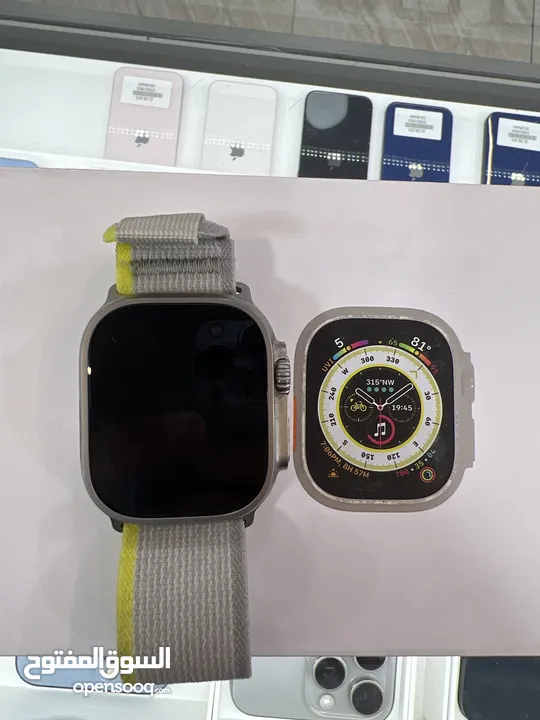 Apple watch ultra 1 used ساعة ابل مستخدمة وكالة بحالة ممتازة بدون أي خدوش