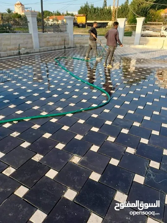 بلاط بازلت وادراج جميع القياسات بأسعار مغريه