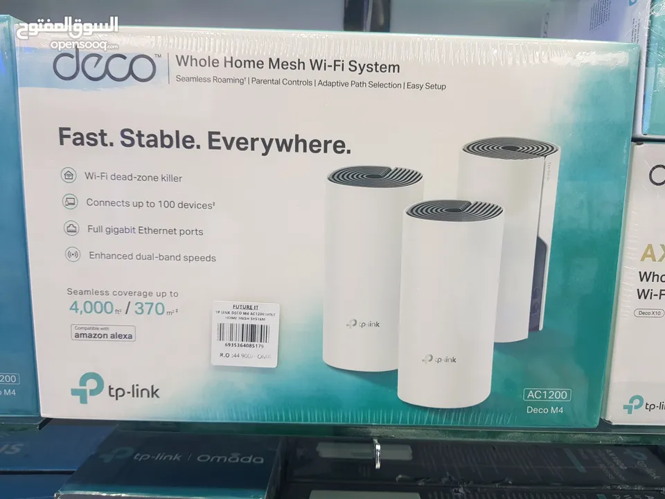 Tp-link deco M4 whole home mesh wi-fi system ac1200