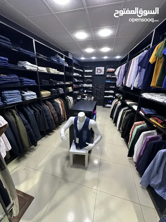 محل البسه للبيع المستعجل
