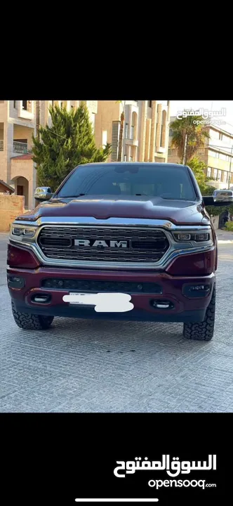 RAM 1500 LIMITED  2019  v8 5.7L Hemi 4*4 axle lock -كامل الاضافات -ماشي 39الف كم-- بصمة تشغيل + ابوا