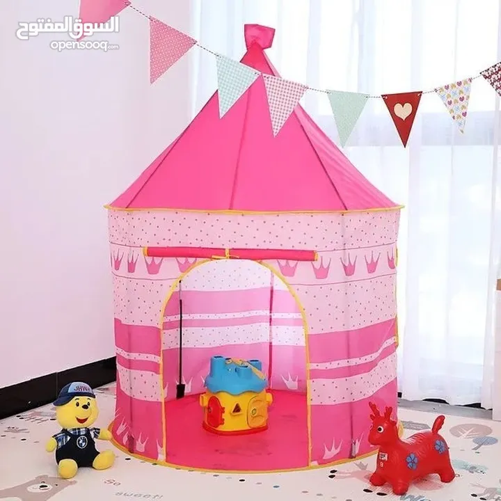 خيمة اطفال متوفر لون ازرق وردي