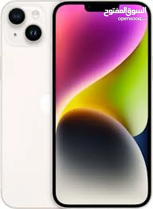 iPhone. 14 plus. 128GB . A/AA . جديد كفالة الشرق الاوسط