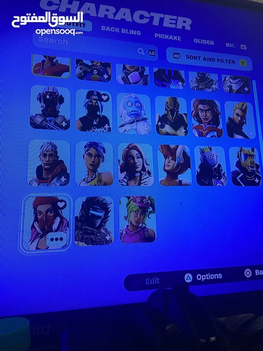 بيع حساب فورت نايت ب 170