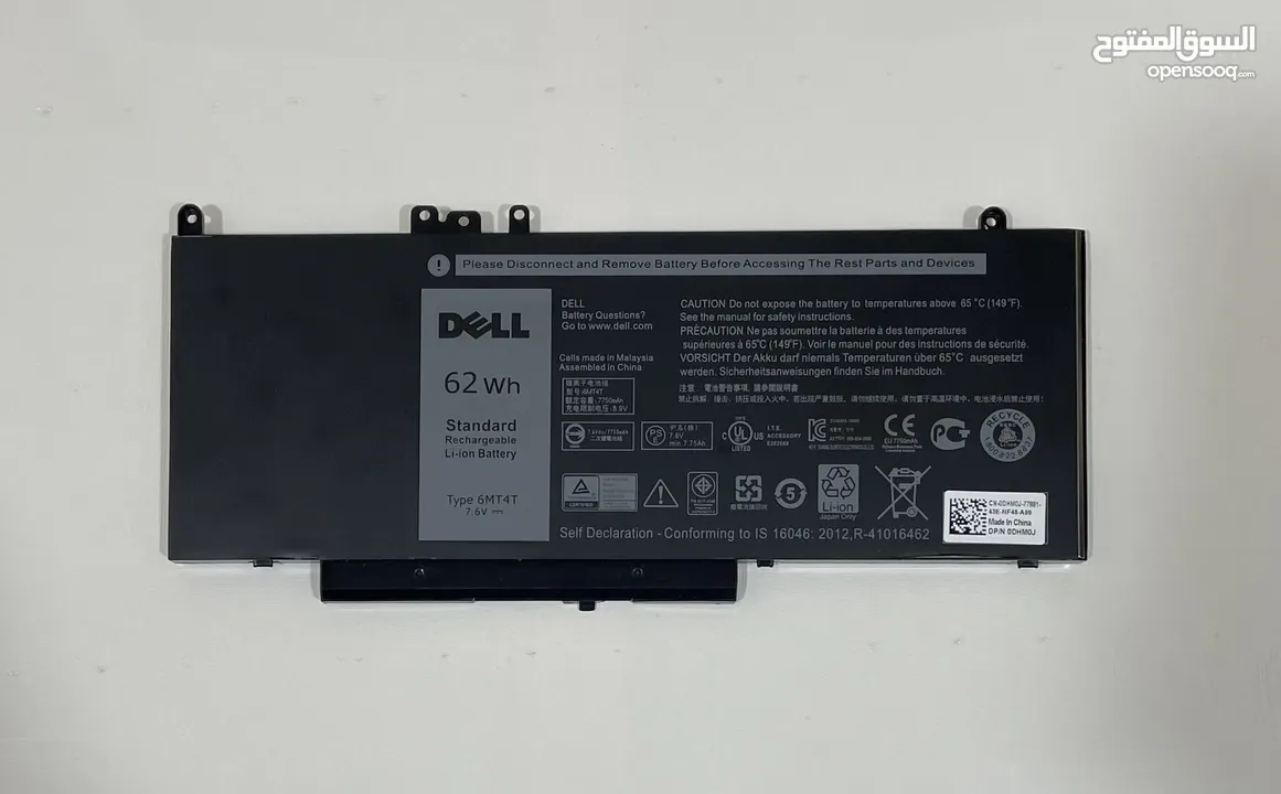 Dell Battery 7.6V 62Wh 6MT4T COMPATIBLE WITH E5470 E5570 Precision 3510 Series 7V69Y TXF9M 79VRK