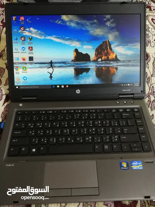 لابتوب hp جداً نظيف كور اي 5 الجيل الثالث